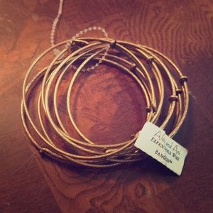 Alex and Ani expandable wire bangles bracelets